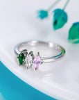 LILIAN | Op maat gemaakte edelsteen familie ring