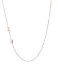 SIDEWAY PAVE INITIAAL | Aangepaste zijwaartse initiaal ketting