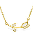 TULIP & OPAL | Geluks Tulp ingelegde Ketting
