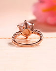 PERAL 2.0 | Elegante Natuurlijke Parel Ring Goud Verguld - Sterling Zilver 925 Verstelbaar 5-9