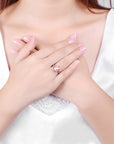 PERAL 2.0 | Elegante Natuurlijke Parel Ring Goud Verguld - Sterling Zilver 925 Verstelbaar 5-9