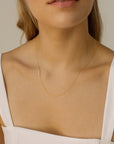 SIDEWAY PAVE INITIAAL | Aangepaste zijwaartse initiaal ketting