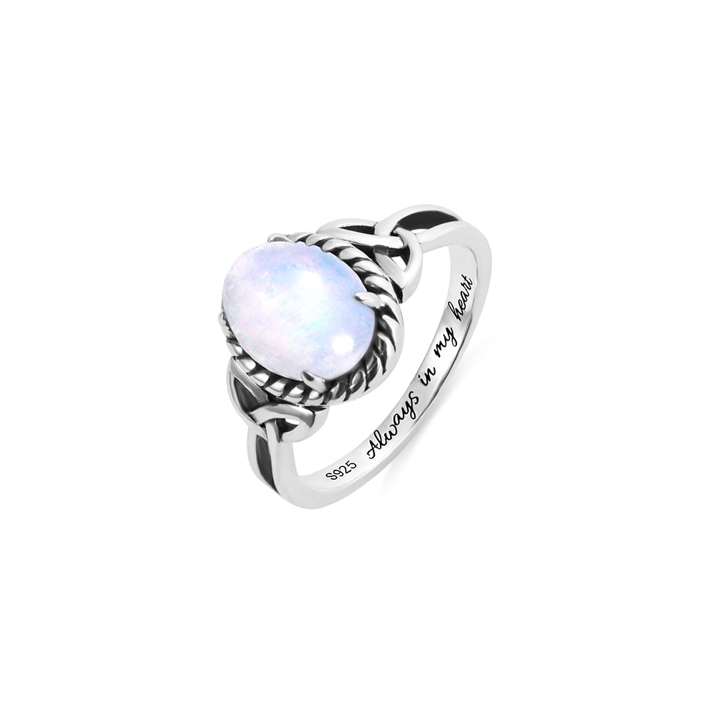 MY MOON | Customized  Moonstone Ring