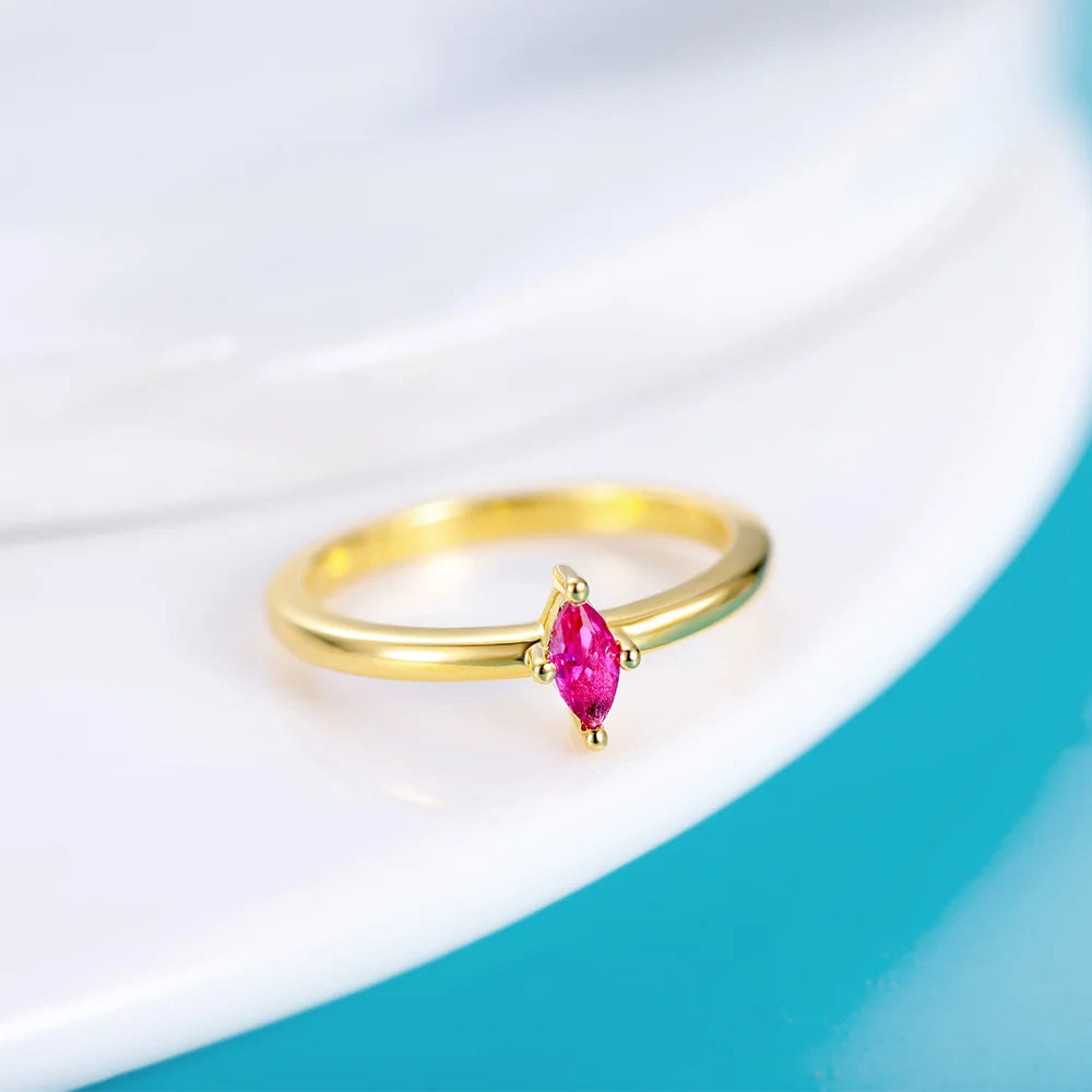 LILIAN | Custom-built Gemstone Family Ring