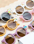 MY FIRST SUNGLASSES | Round Personalized Name on Super Cute Sunglasses with accessories