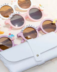 MY FIRST SUNGLASSES | Round Personalized Name on Super Cute Sunglasses with accessories