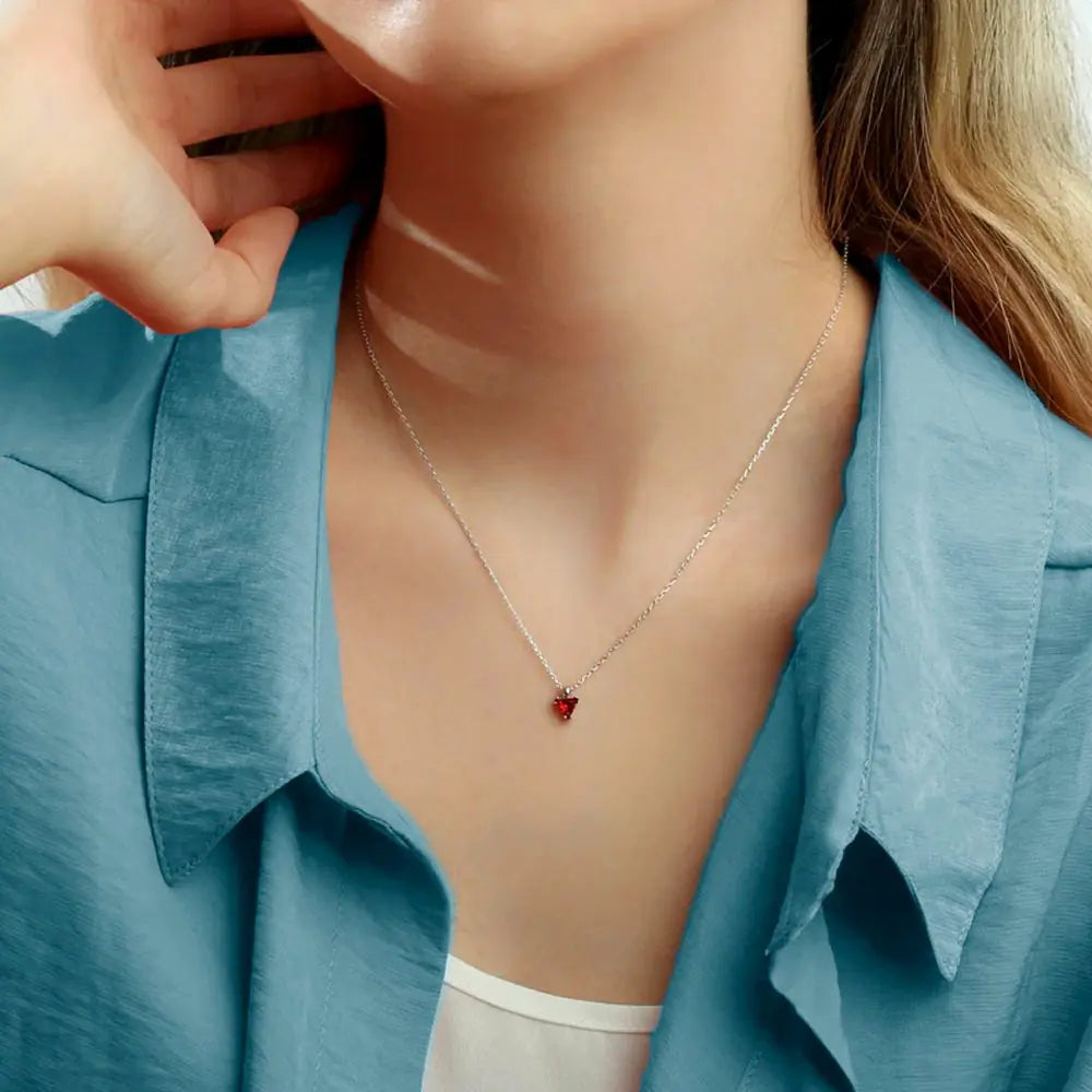 CELINE | Aangepaste 1-10 Verticale Geboortesteen Ketting