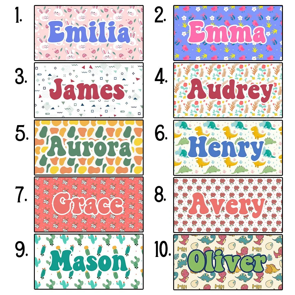 MY CARTOON LUNCH BOX | Personalized Name Animal Plant Cartoon Lunch Box, PVC Eco-Friendly Children's Snack Boxes