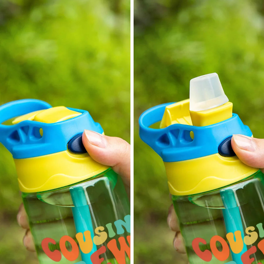 COUSIN CREW WATER BOTTLE | Custom Name Cousin Crew Kids Water Bottle, Perfect for Family Outings