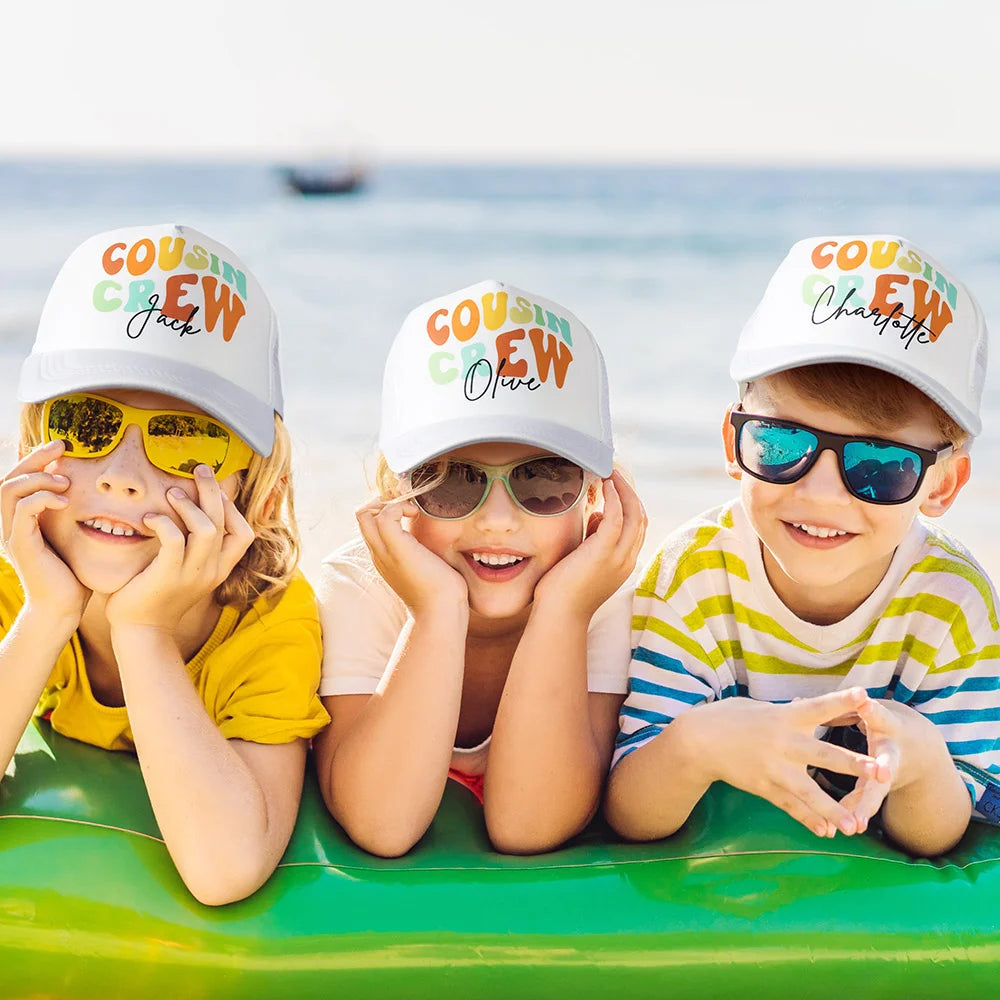 MIJN NEVEN CREW PET | Gepersonaliseerde Neven Crew Pet met Naam, Perfect voor Familie-uitjes