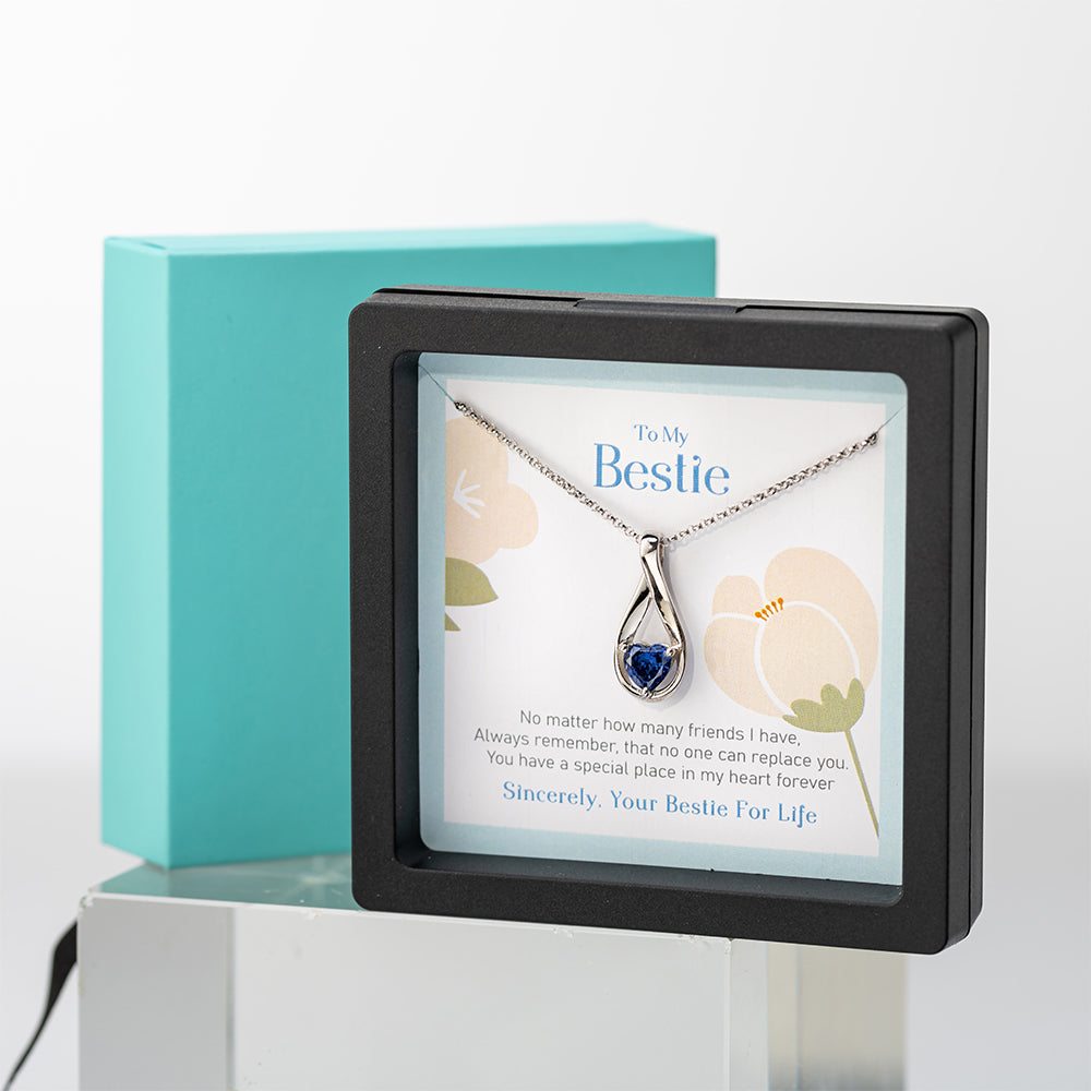 EINDIGE LIEFDE | Moederdag Cadeau Ideeën Aangepaste Mobius Hart Geboortesteen Ketting