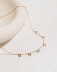 NAAM CHOKER | Gepersonaliseerde Naam Choker Ketting in Goud